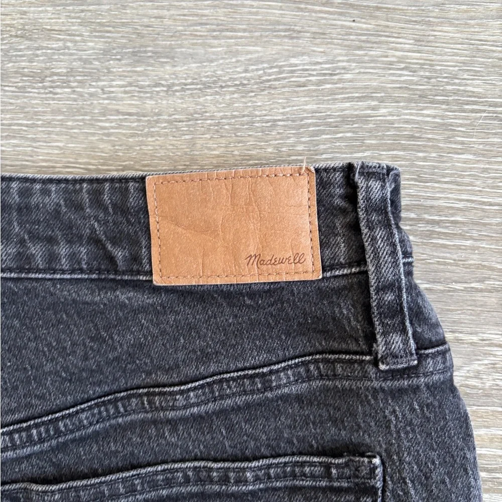 Madewell High Rise Straight Loose Black Denim Jeans 29 Waist Tall - Picture 8 of 8